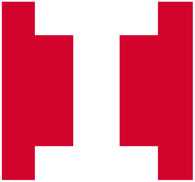 A stylized, reversed-out letter "I" inside a red square.